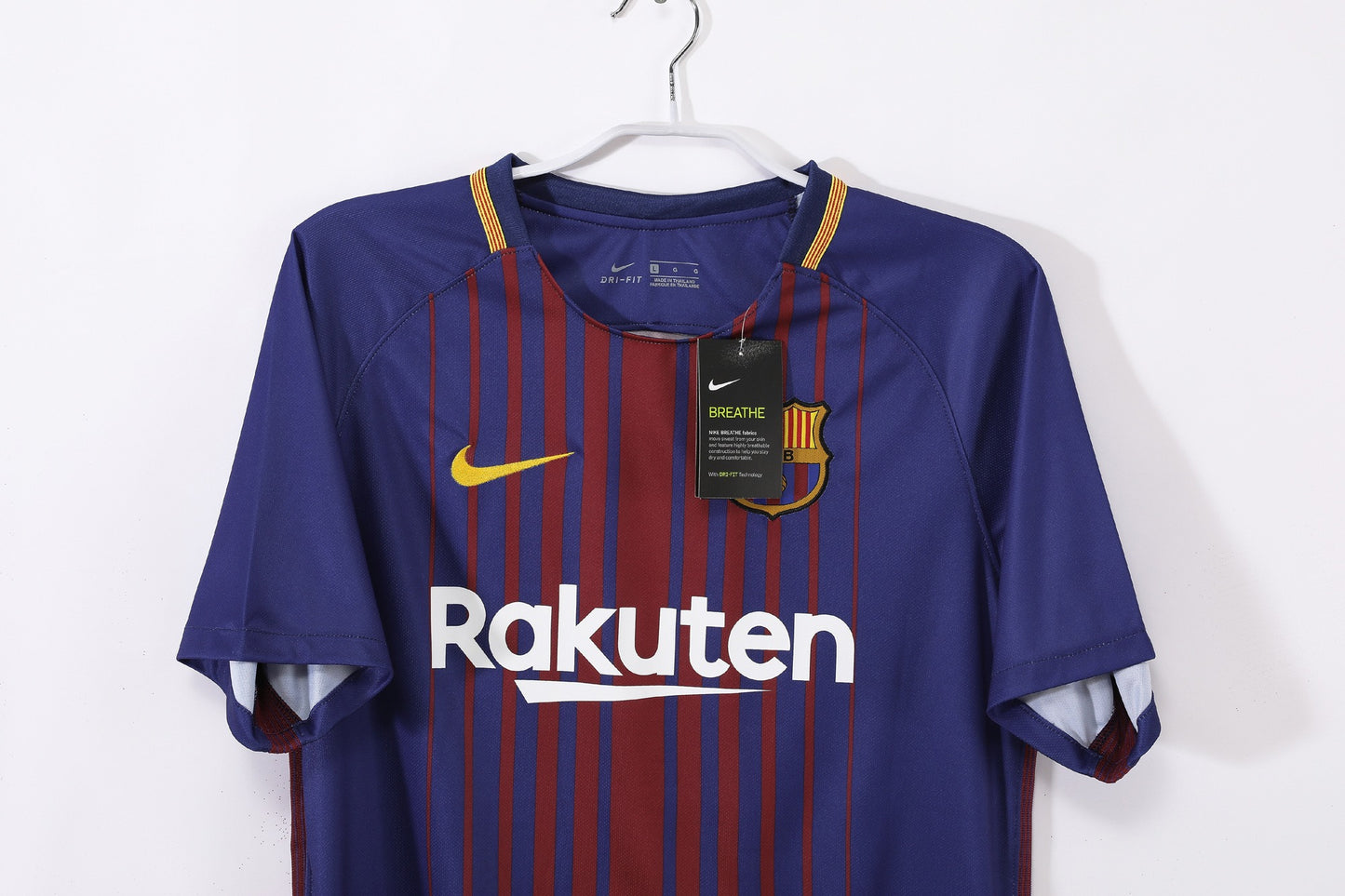 Maillot de football rétro domicile Barcelone 2017-2018