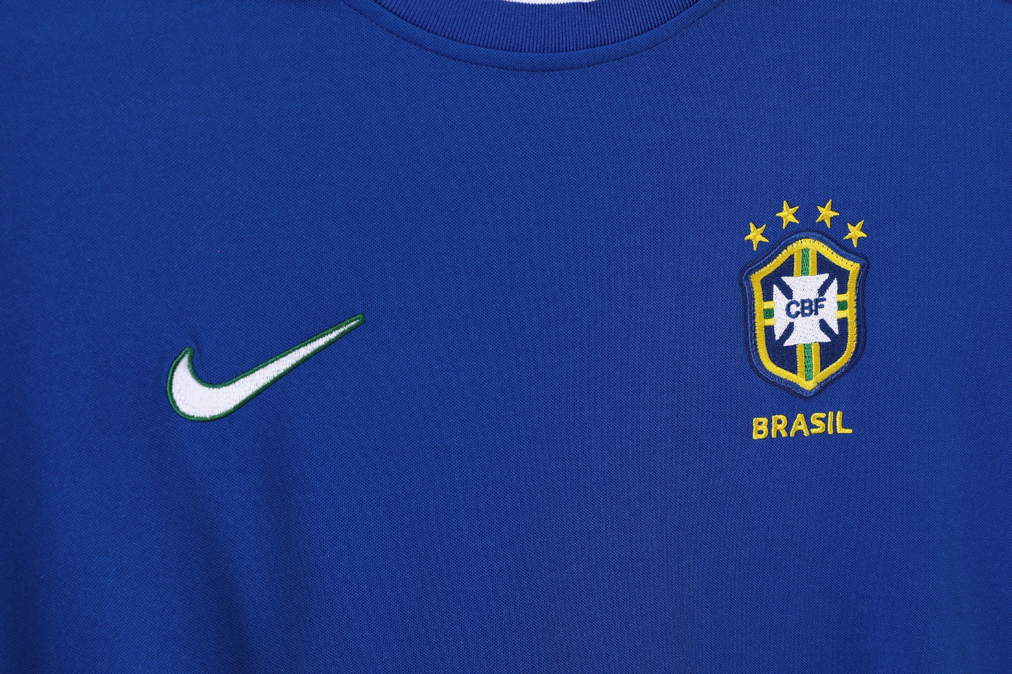 Brazil 1998 Away Long Sleeve Retro Football Shirt