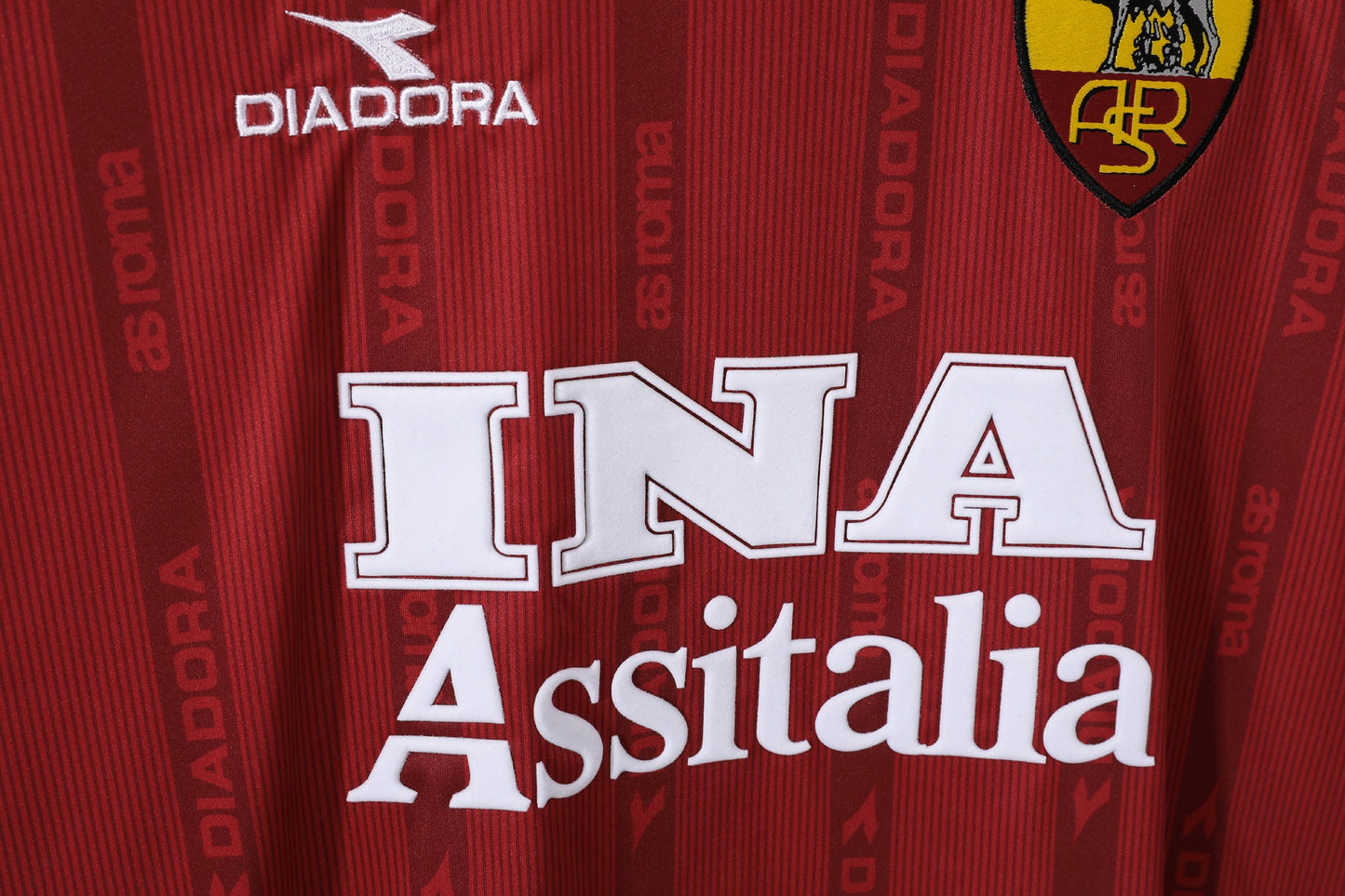 Camiseta de Fútbol Retro Local Roma 1999-2000