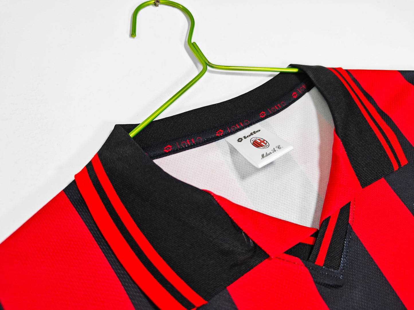 AC Milan 1996-1997 Home Retro Football Shirt