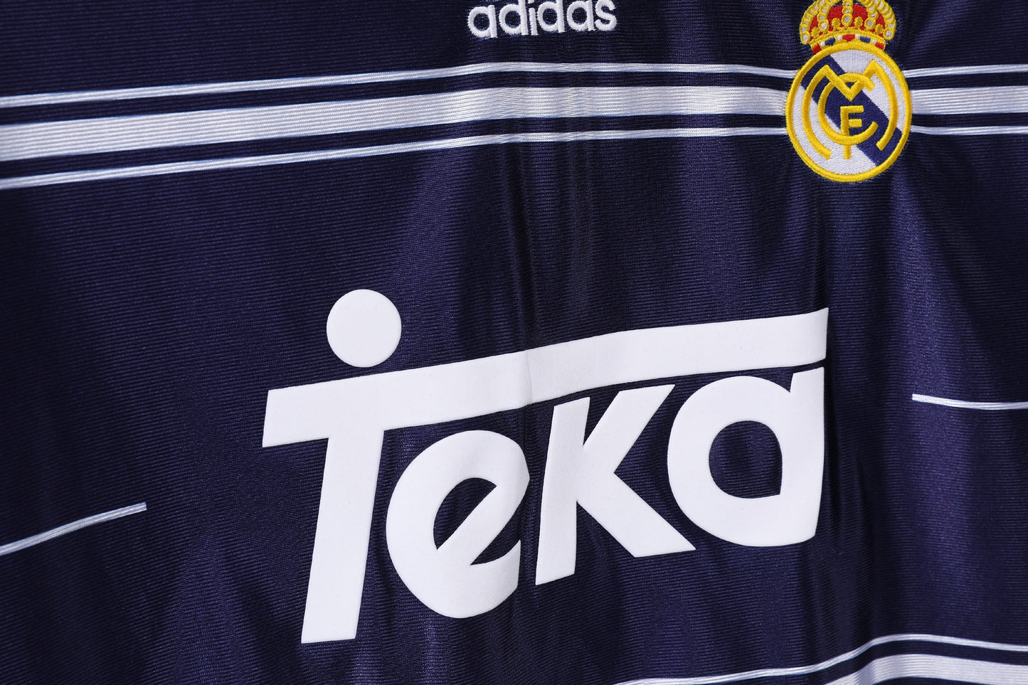 Camiseta de Fútbol Retro Real Madrid 1998-1999 Visitante Azul