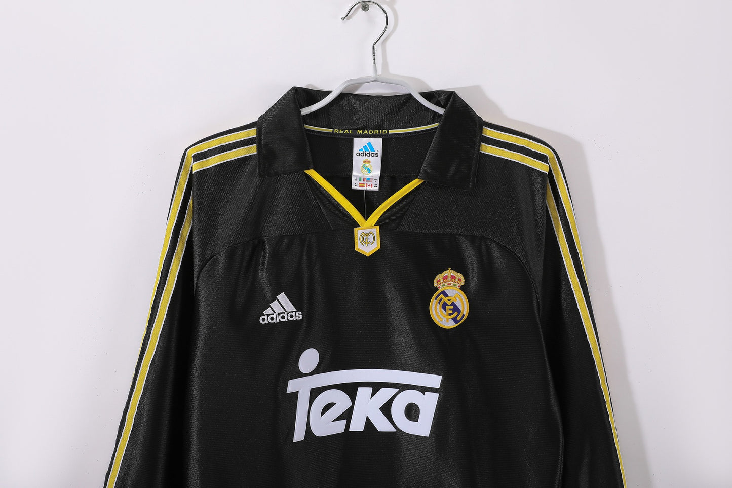 Camiseta de manga larga de visitante del Real Madrid 1999-2001
