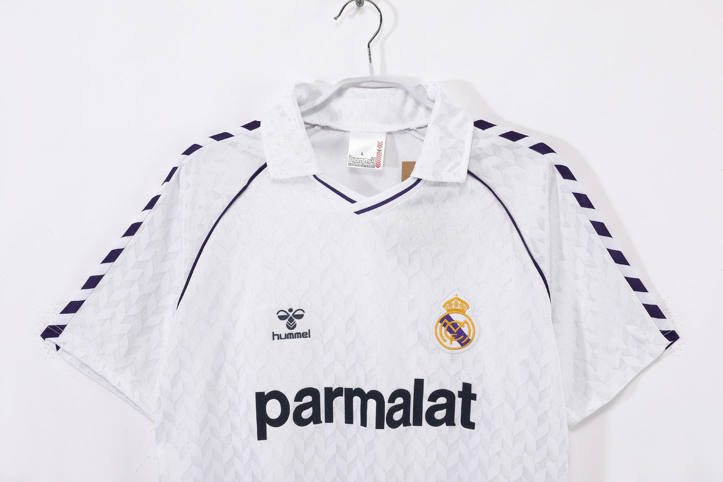 Camiseta de fútbol retro del Real Madrid 1986-1987 local