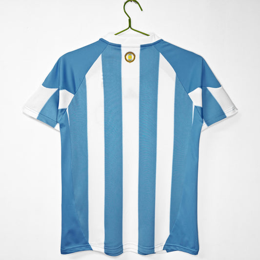 Camiseta de local de Argentina 2010