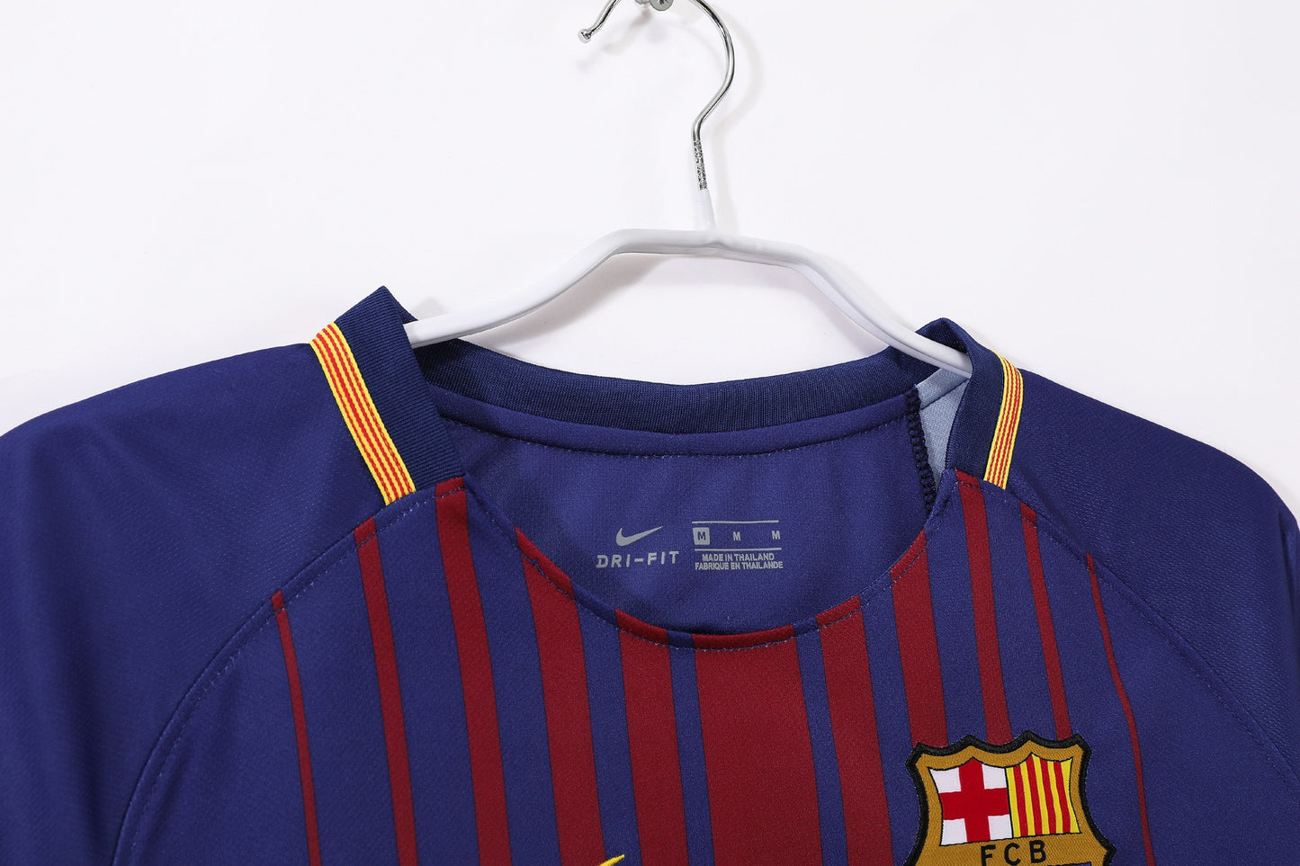 Maillot de Foot Rétro Manches Longues Domicile Barcelone 2017-2018