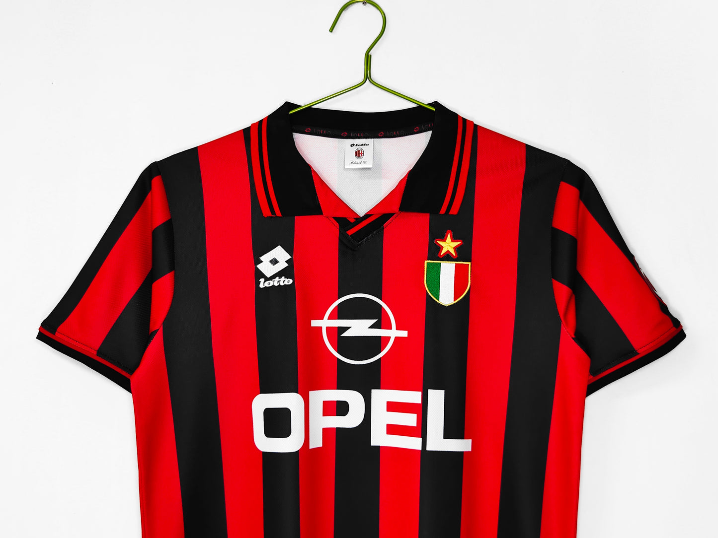 AC Milan 1996-1997 Home Retro Football Shirt