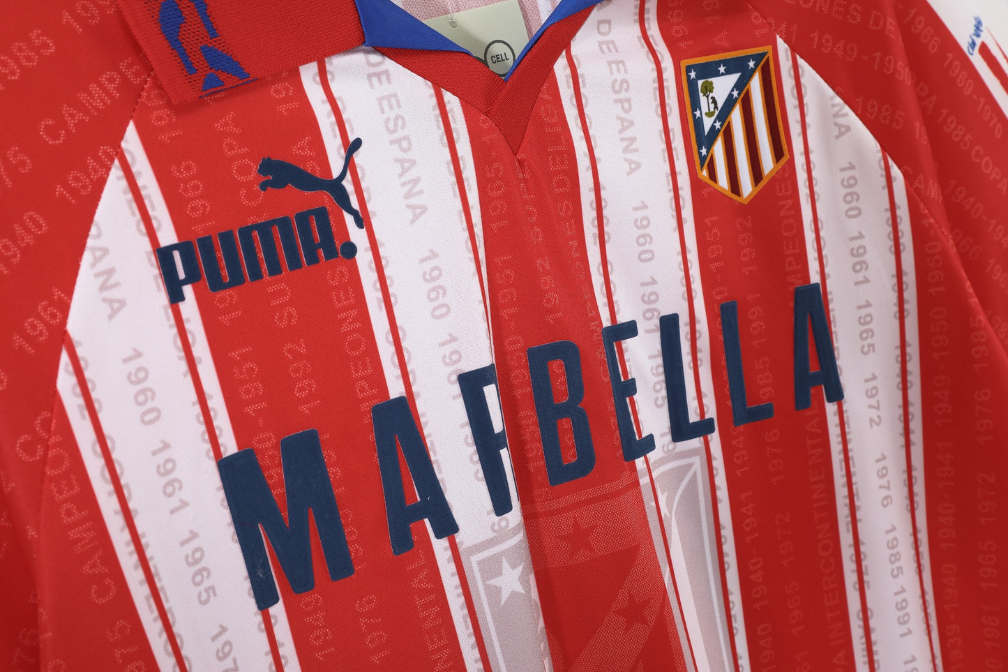 Atletico Madrid 1995-1996 Home Retro Football Shirt