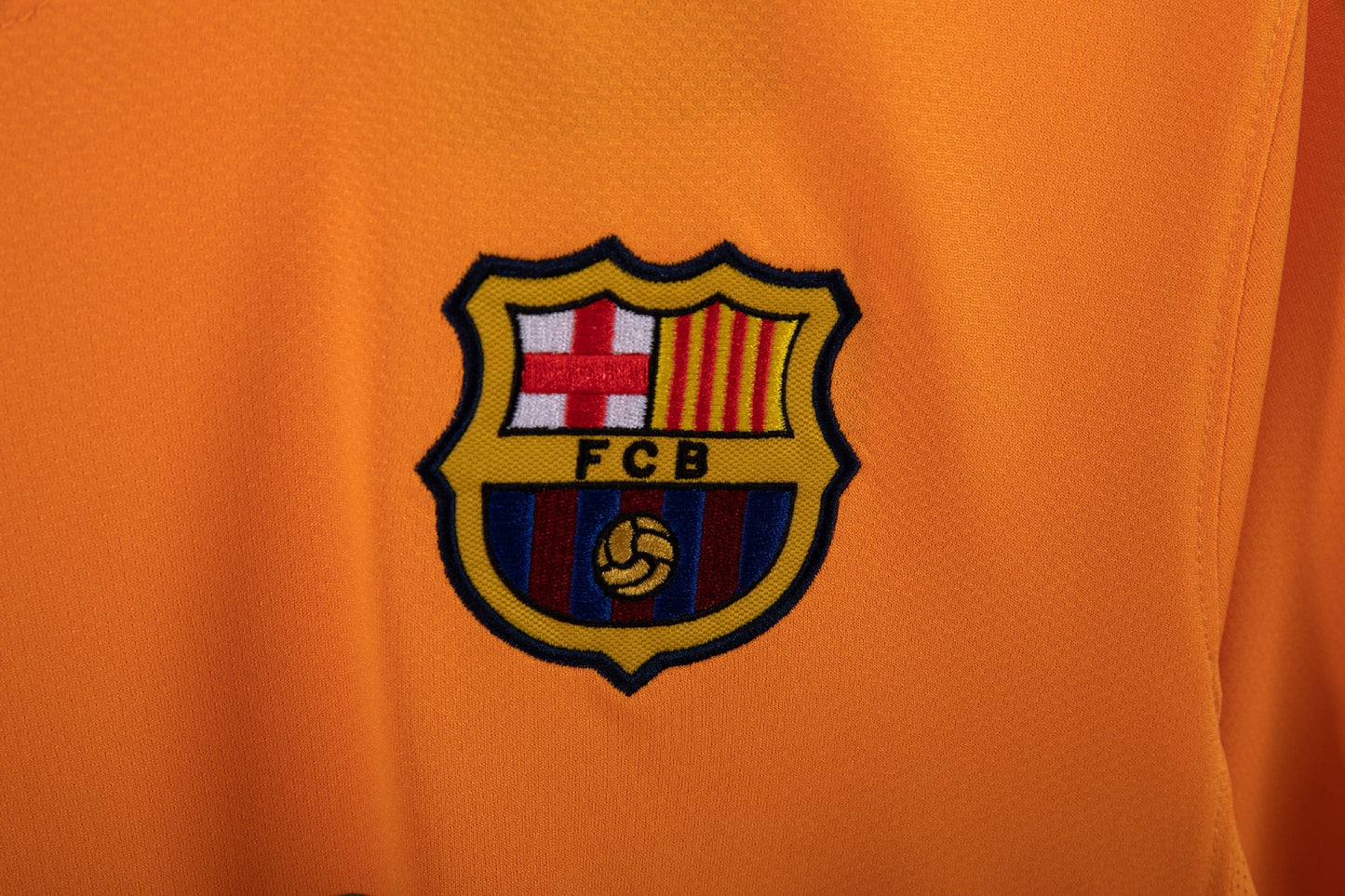 Barcelona 2006-2007 Away Orange Jersey