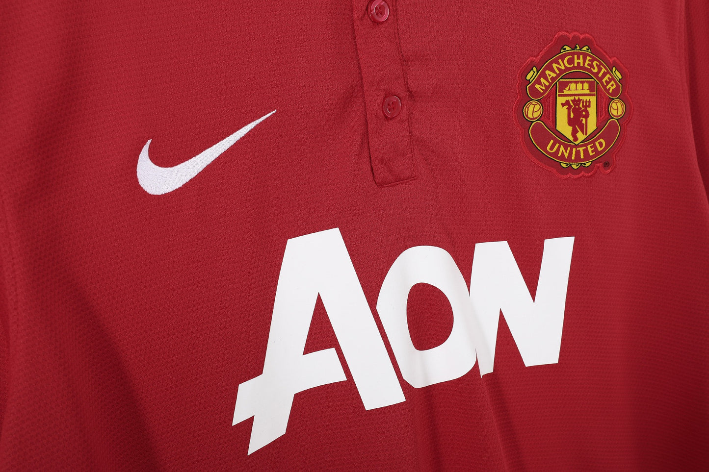Maillot de football rétro domicile Manchester United 2013-2014