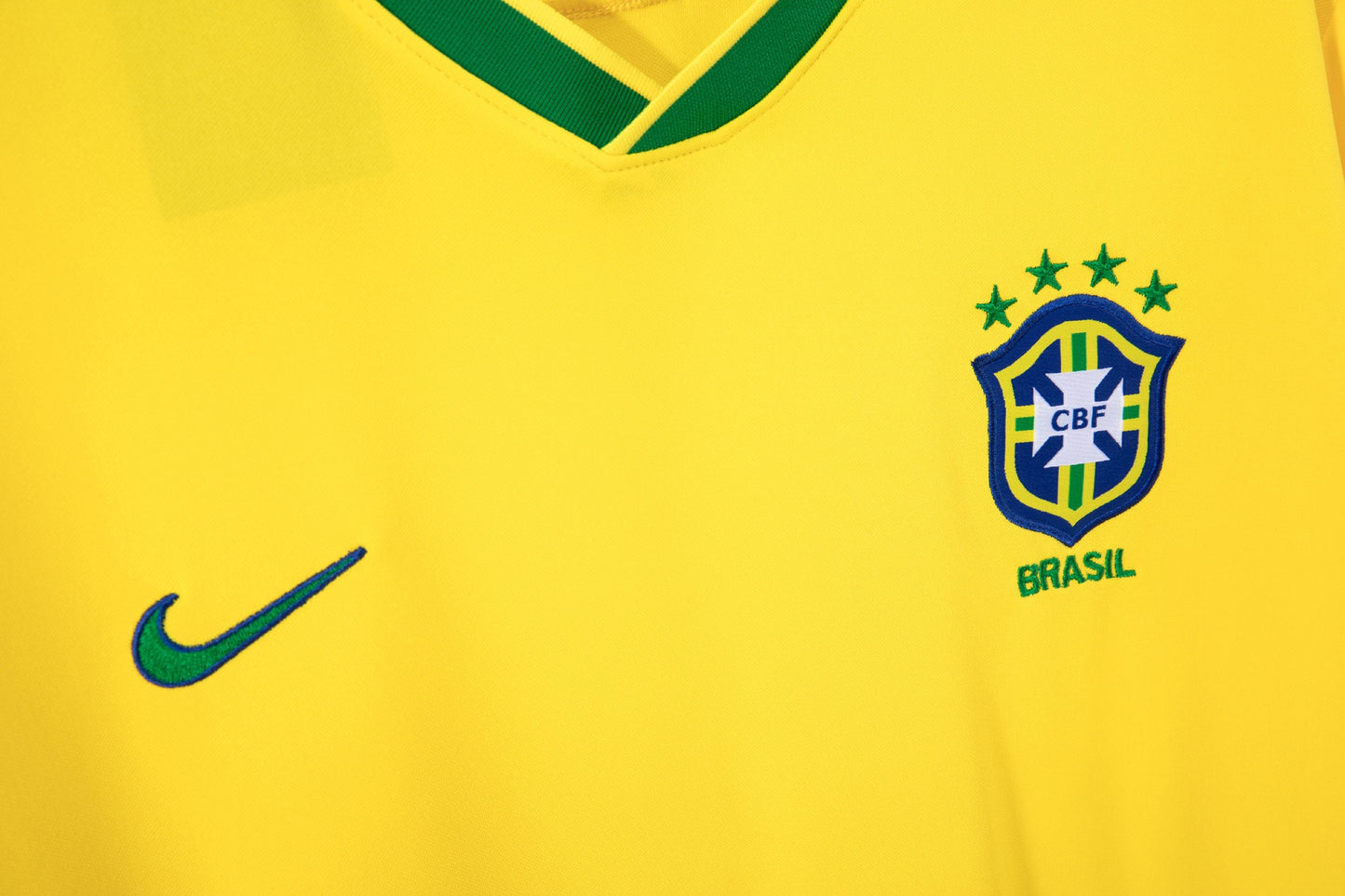 Brazil 1997 Home Retro Football Shirt