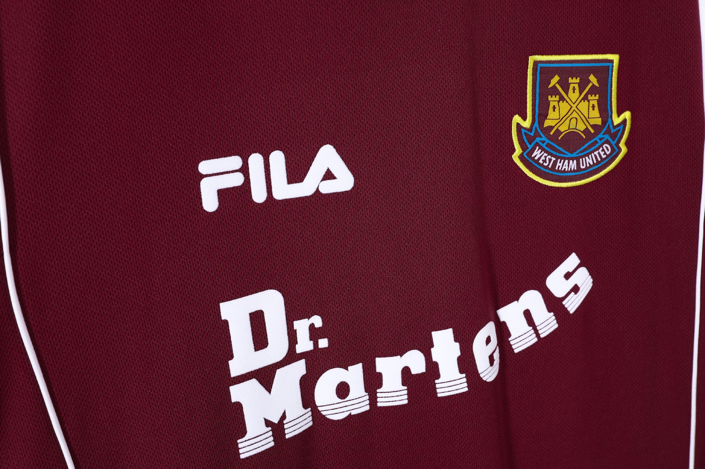 Maillot de football rétro domicile West Ham United 1999-2001