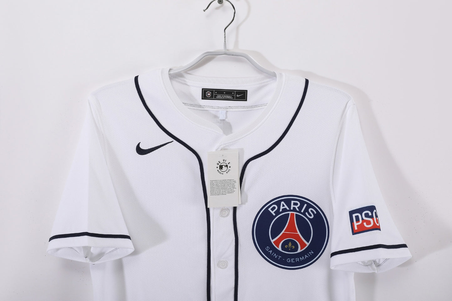 Camiseta de béisbol blanca Paris Saint-Germain 2025