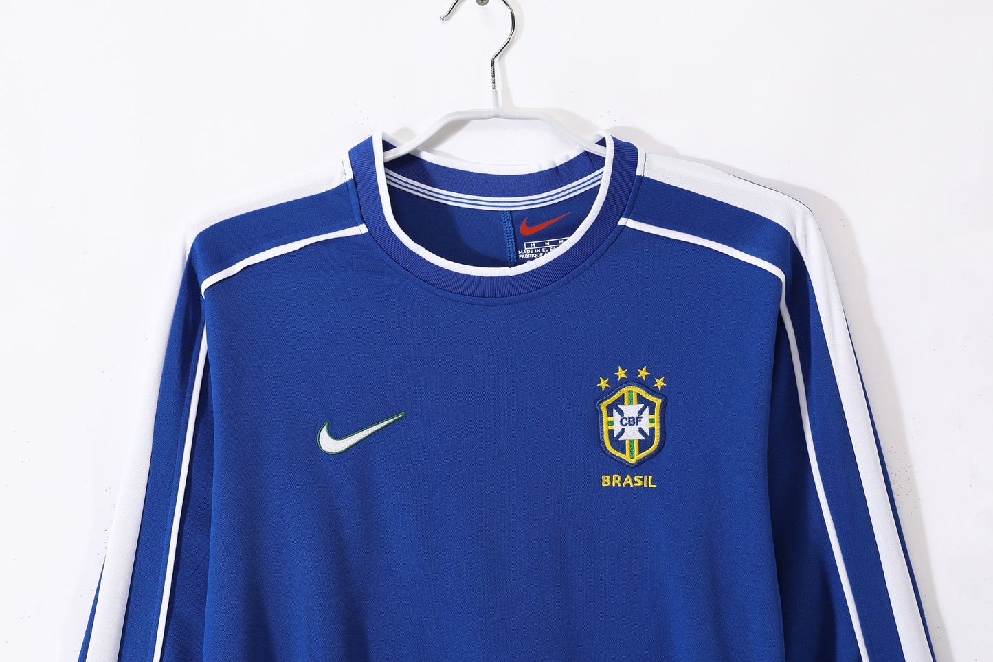 Brazil 1998 Away Long Sleeve Retro Football Shirt