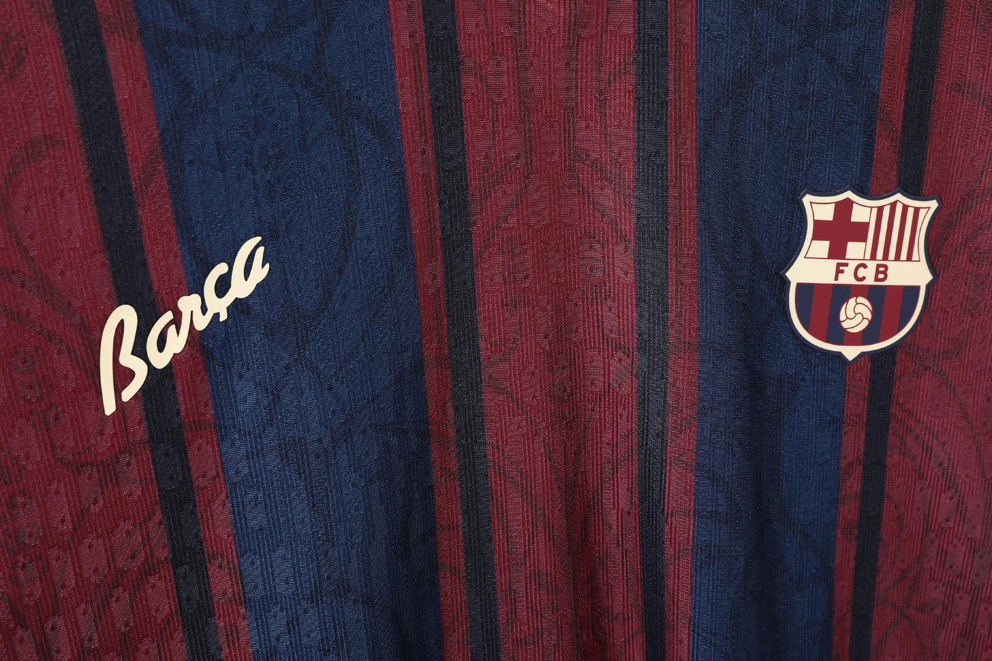 Maillot Rétro Domicile du FC Barcelone 125ème Anniversaire