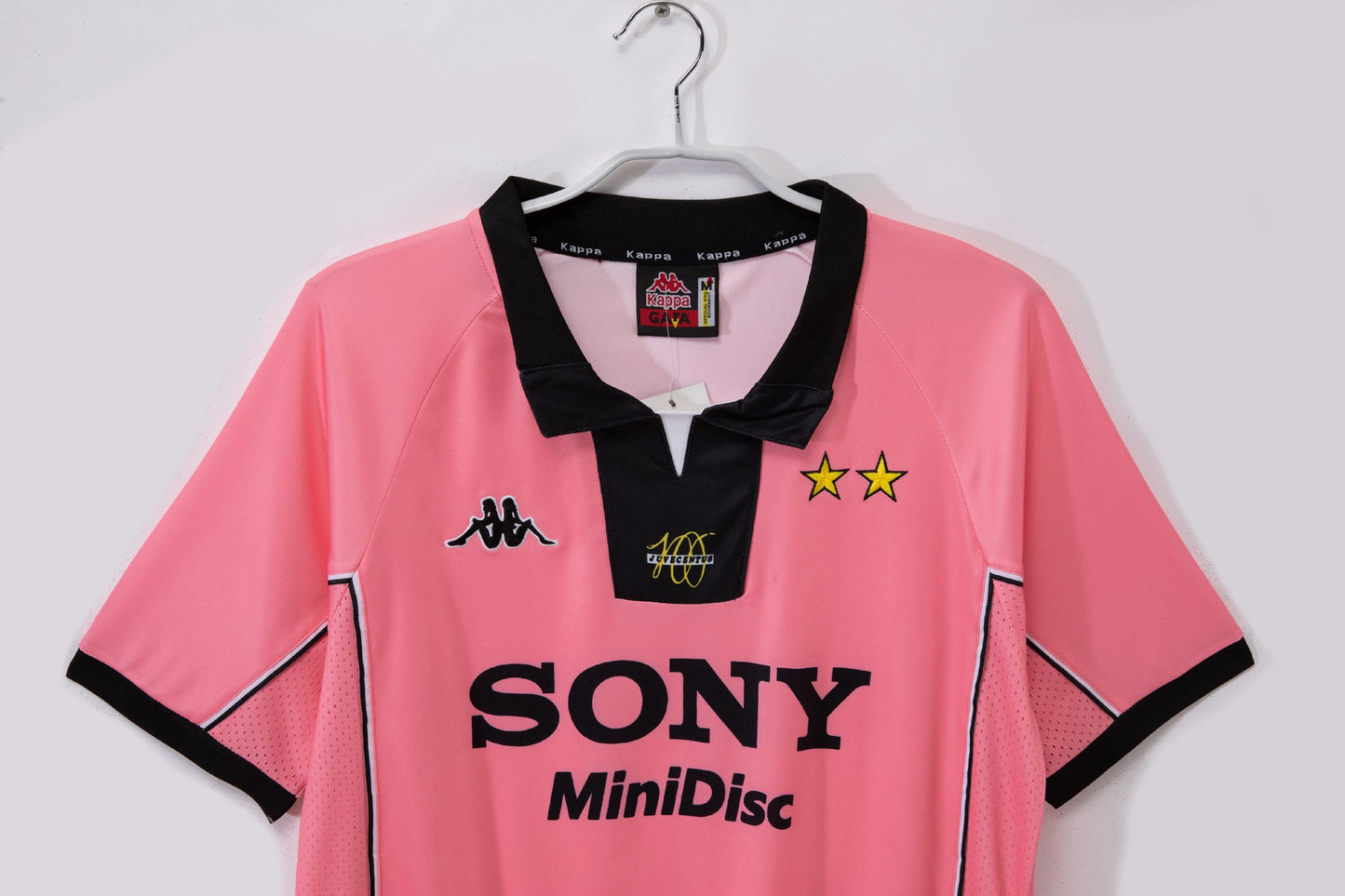 Camiseta de Fútbol Retro Rosa Visitante Juventus 1997-1998