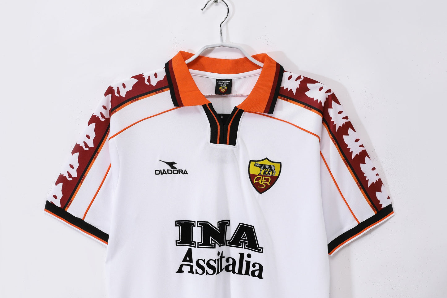 Camiseta Retro de Fútbol Roma 1998-1999 Visitante