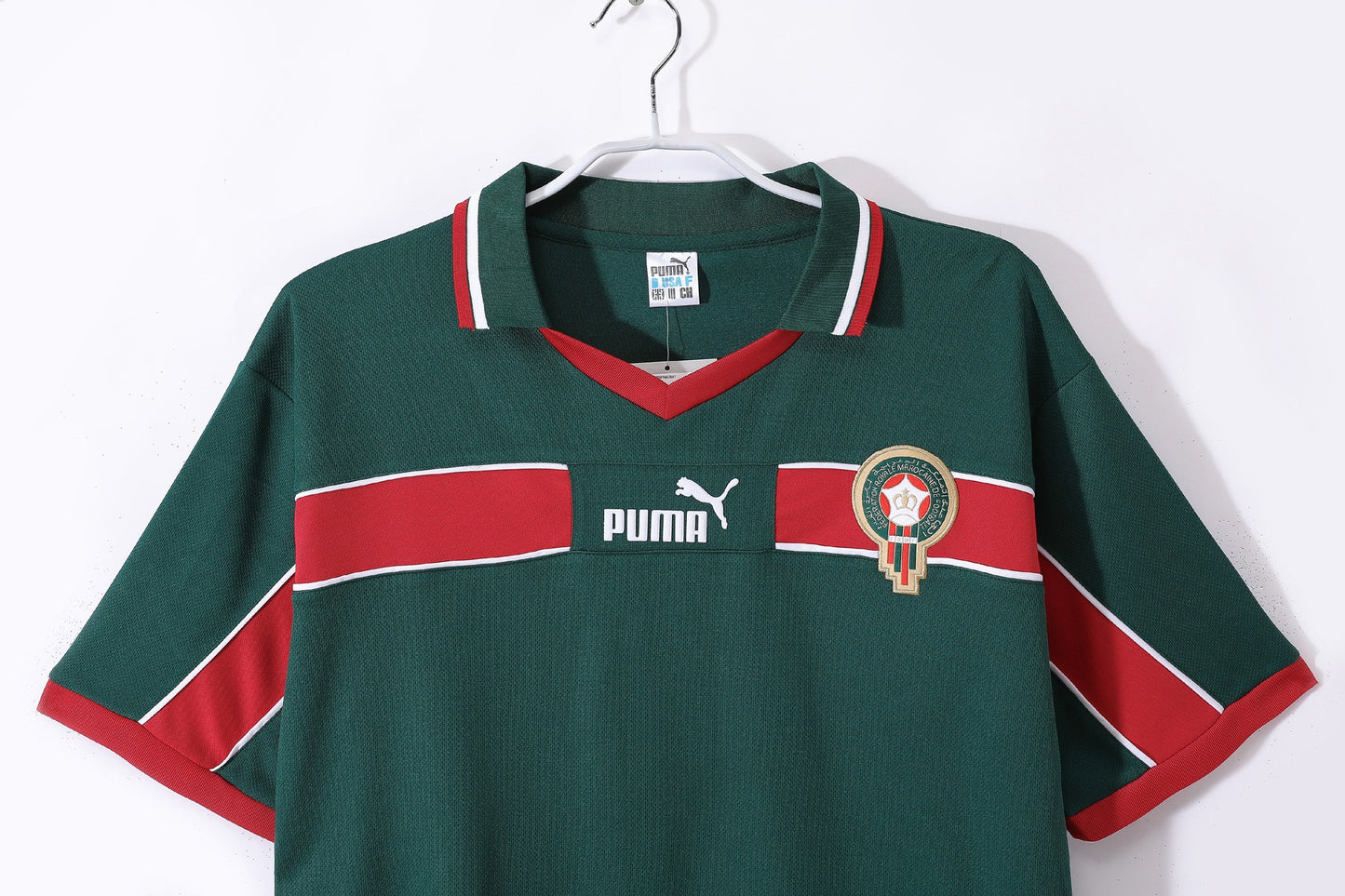 Camiseta de fútbol retro Marruecos 1998 (local)