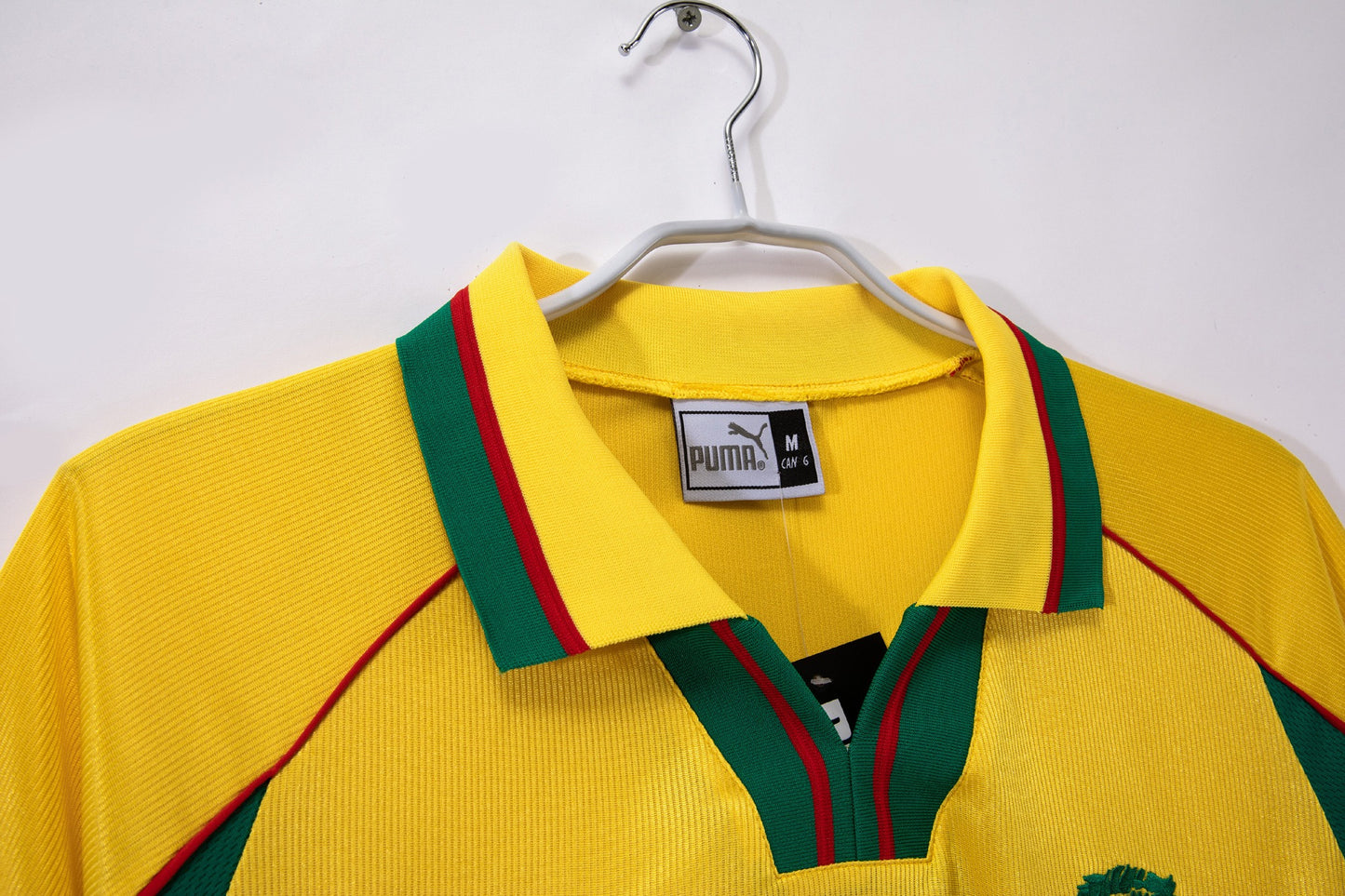 Cameroon 1998-1999 Away Yellow Retro Football Shirt