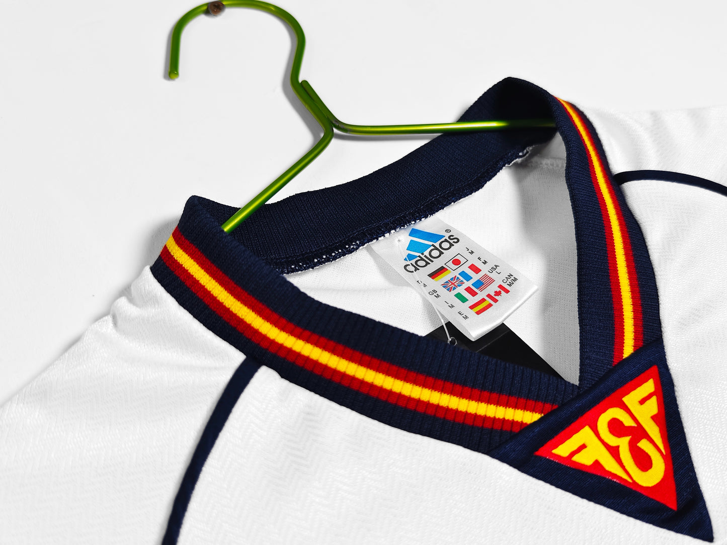 España 1998 Camiseta Visitante Blanca