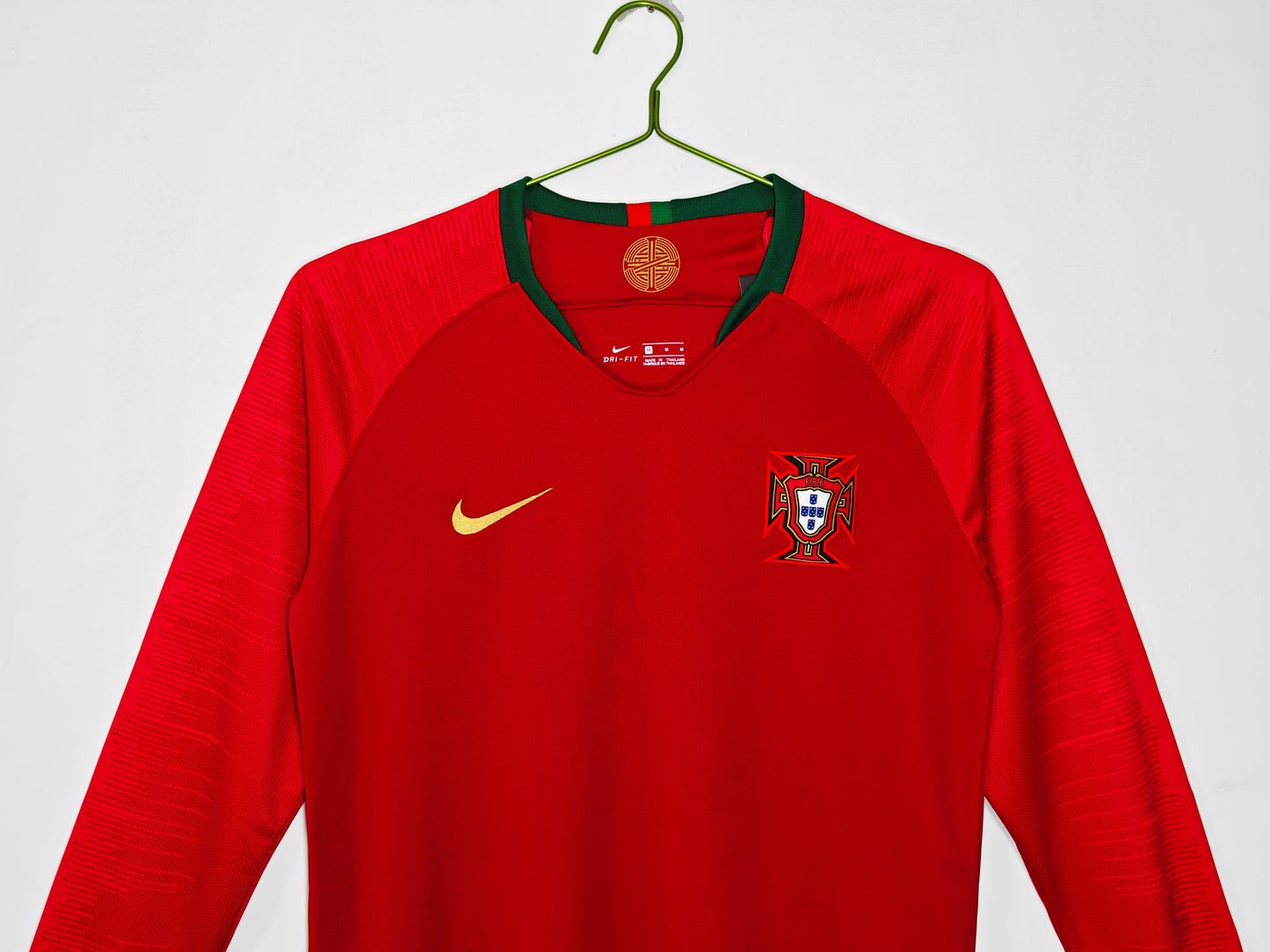 Camiseta de Manga Larga Portugal 2018 Local