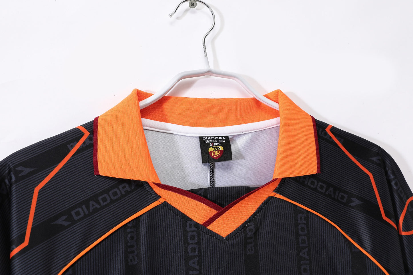 Camiseta de fútbol retro de visitante de la Roma 1999-2000