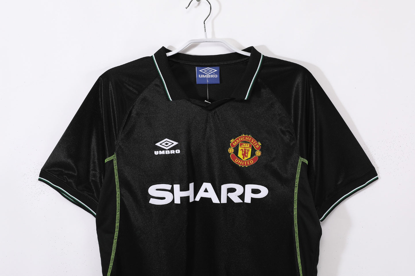Maillot de foot rétro Manchester United 1998-1999 extérieur deuxième version