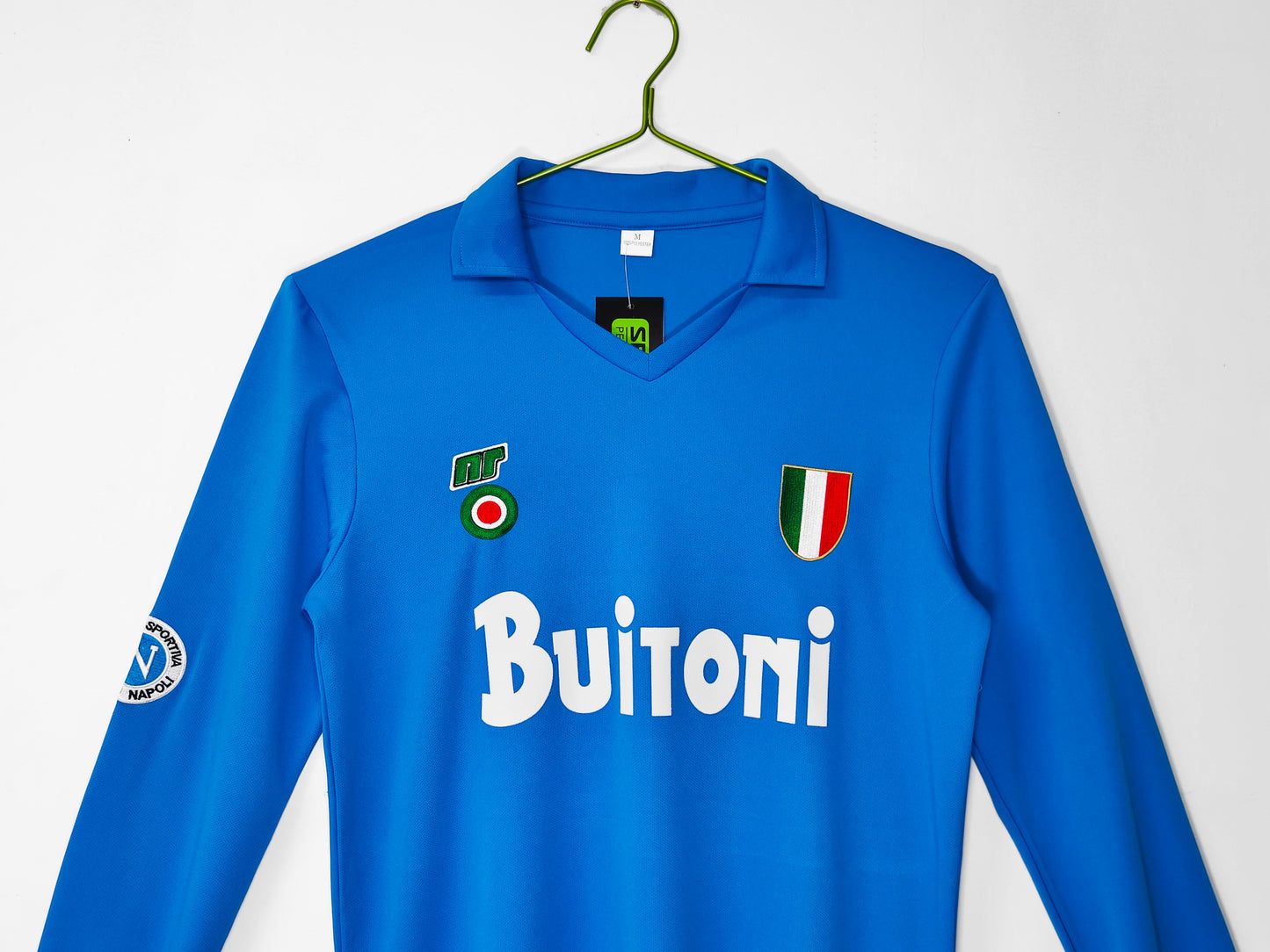 Camiseta de local de manga larga Napoli 1987-1988