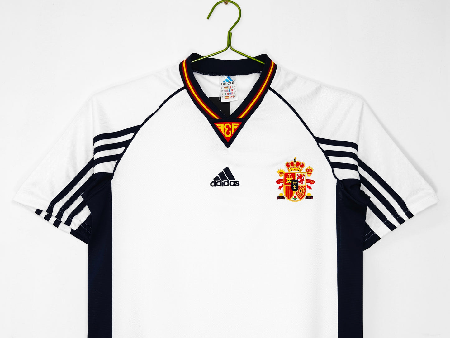 España 1998 Camiseta Visitante Blanca
