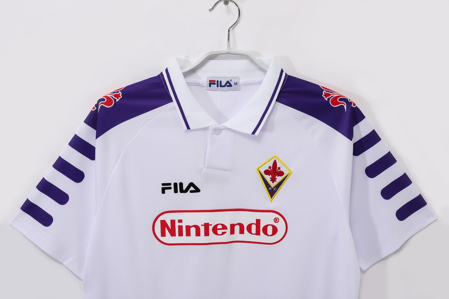 Fiorentina 1998-1999 Away Retro Football Shirt