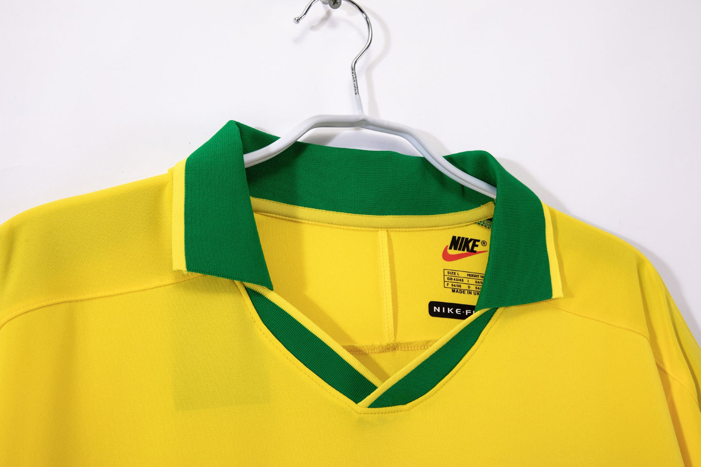 Brazil 1997 Home Retro Football Shirt
