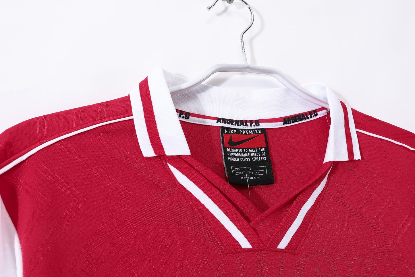 Maillot de football rétro domicile Arsenal 1996-1997