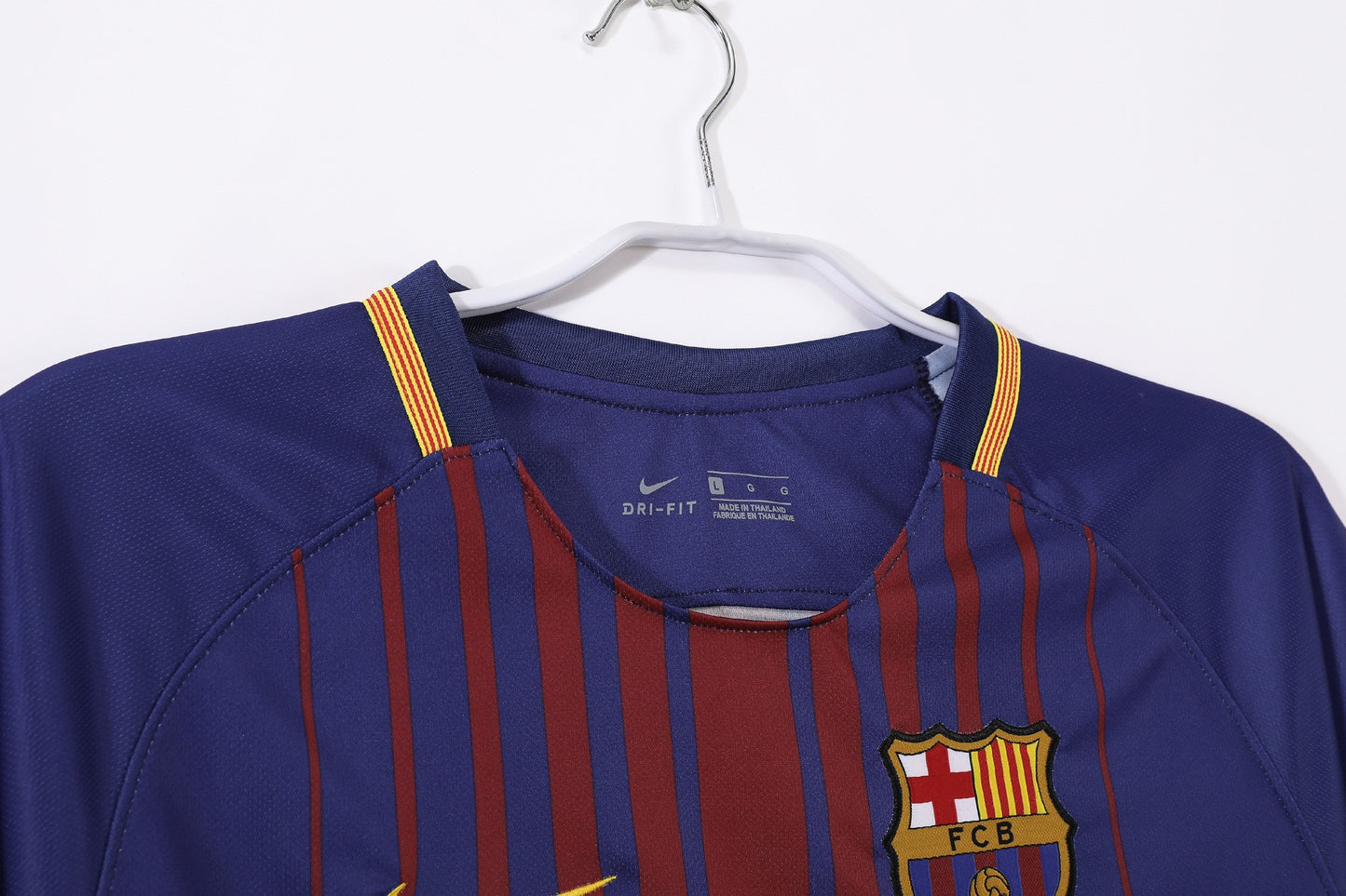 Maillot de football rétro domicile Barcelone 2017-2018