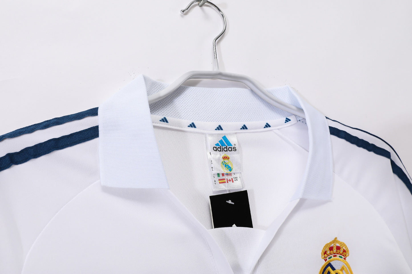 Real Madrid 2001-2002 Home Retro Football Shirt