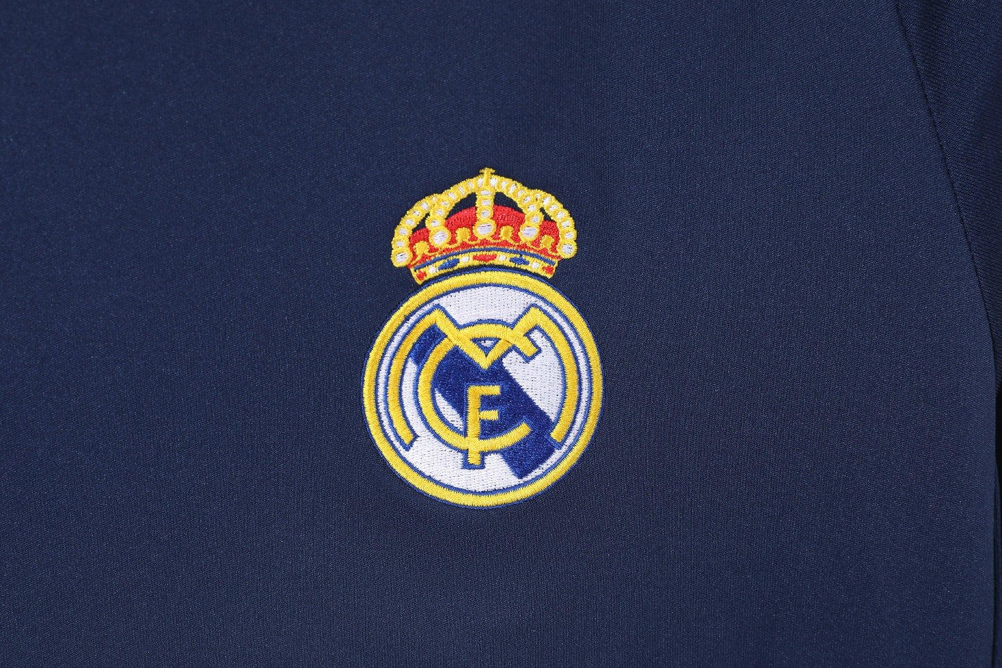 Maillot extérieur bleu à manches longues du Real Madrid 2005-2006
