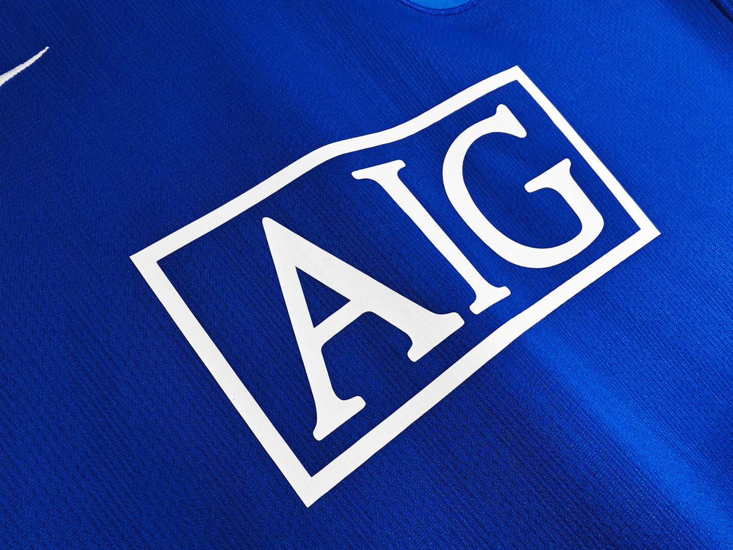 Maillot de gardien de but bleu Manchester United 2007-2008