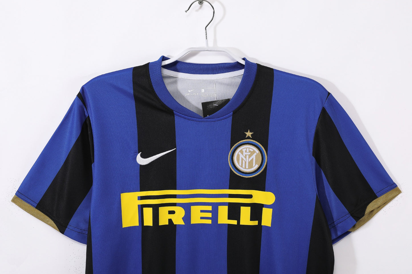 Camiseta retro de fútbol local del Inter de Milán 2008-2009