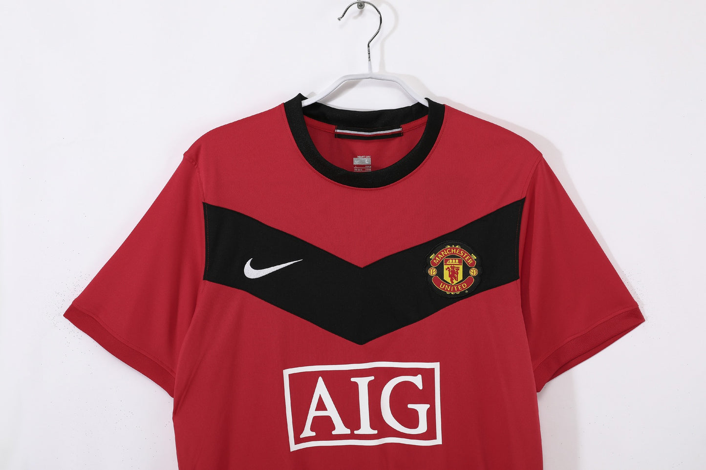 Maillot de football rétro domicile Manchester United 2010