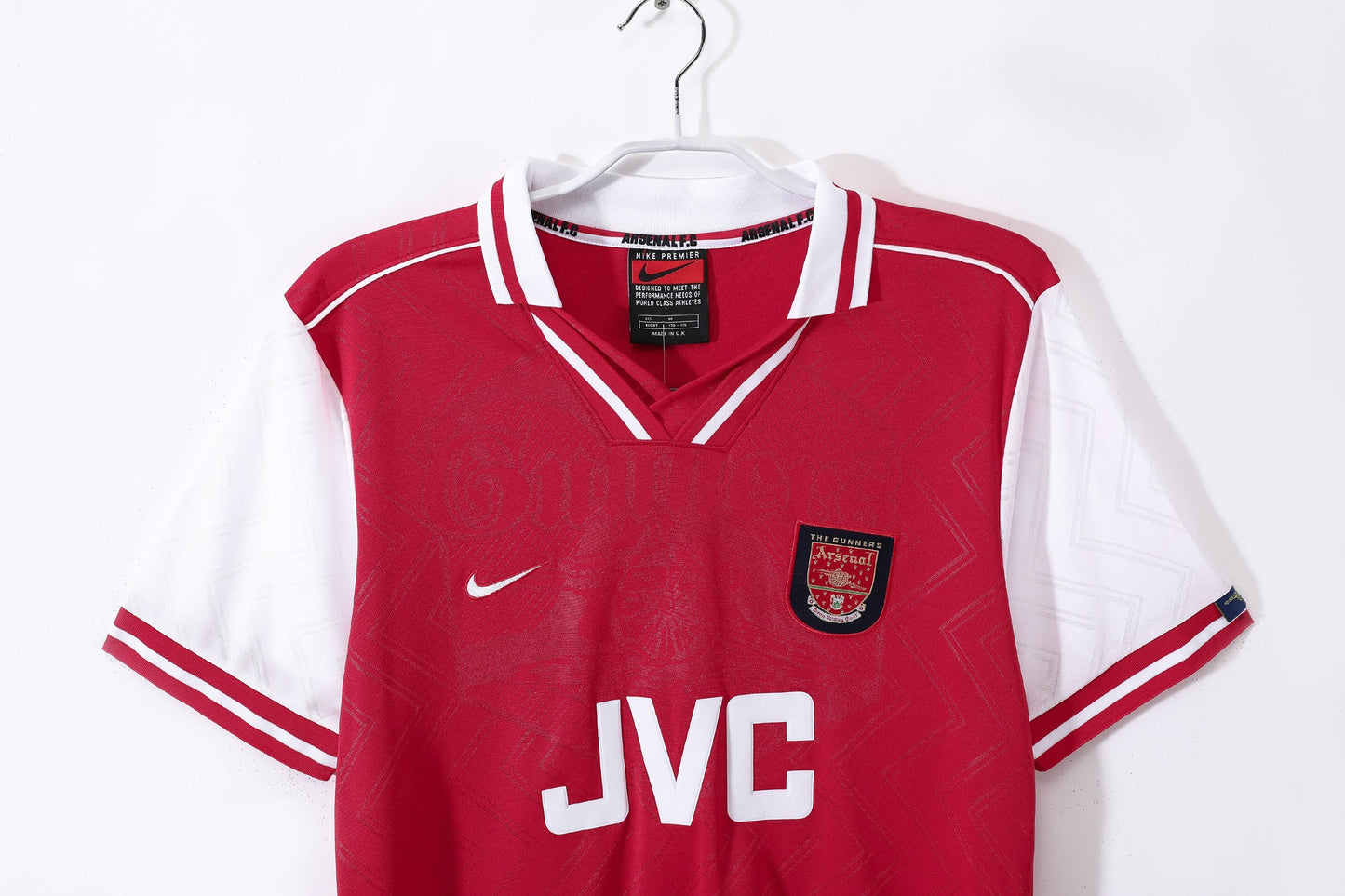 Maillot de football rétro domicile Arsenal 1996-1997