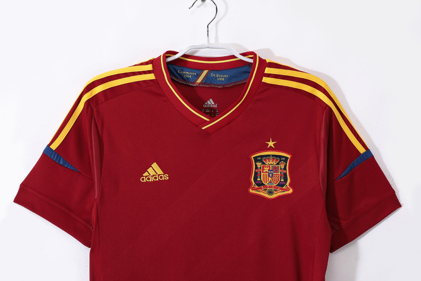 España 2012 Camiseta de Fútbol Retro Local