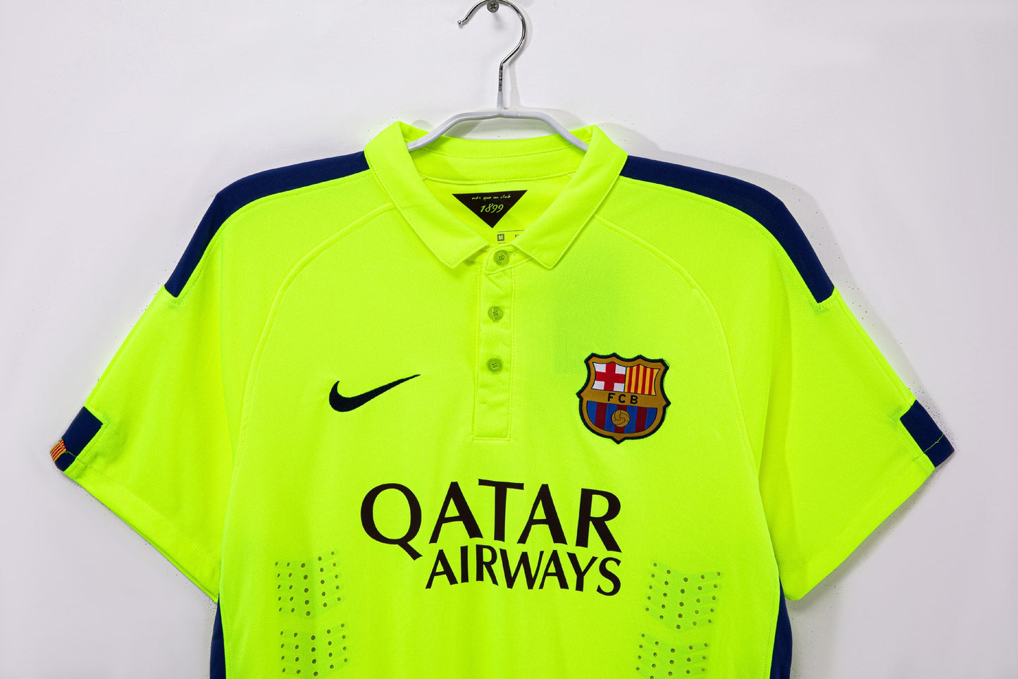 Maillot de Foot Rétro Vert Extérieur Barcelone 2014-2015