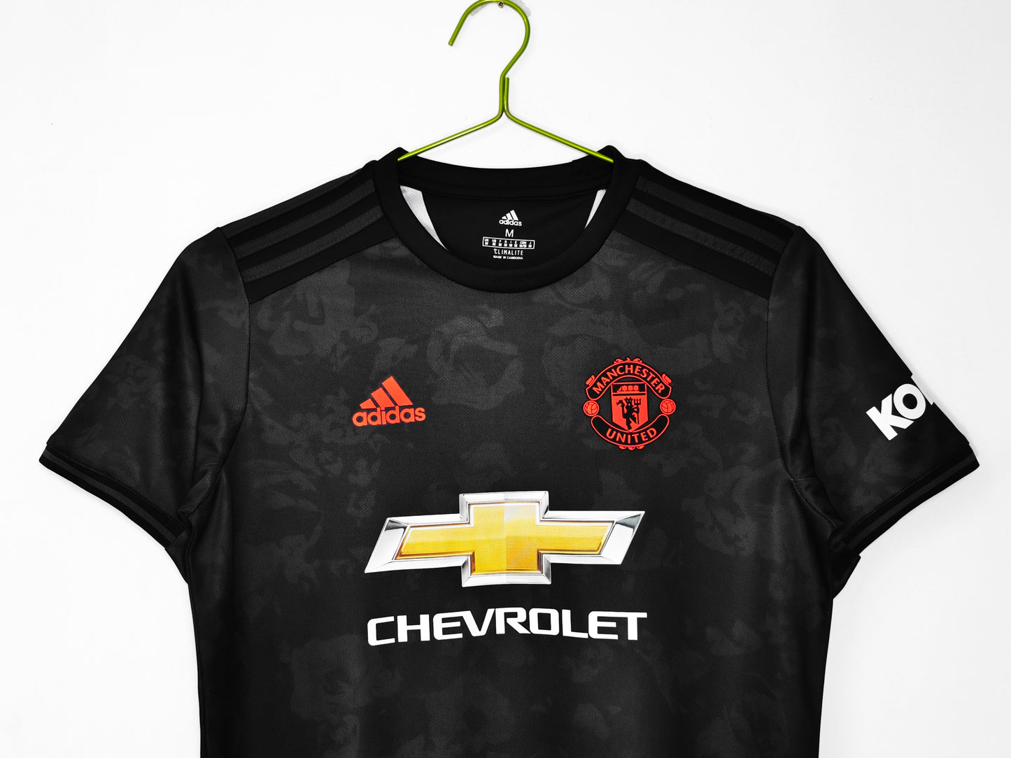 Maillot extérieur de Manchester United 2019-2020, deuxième version, noir