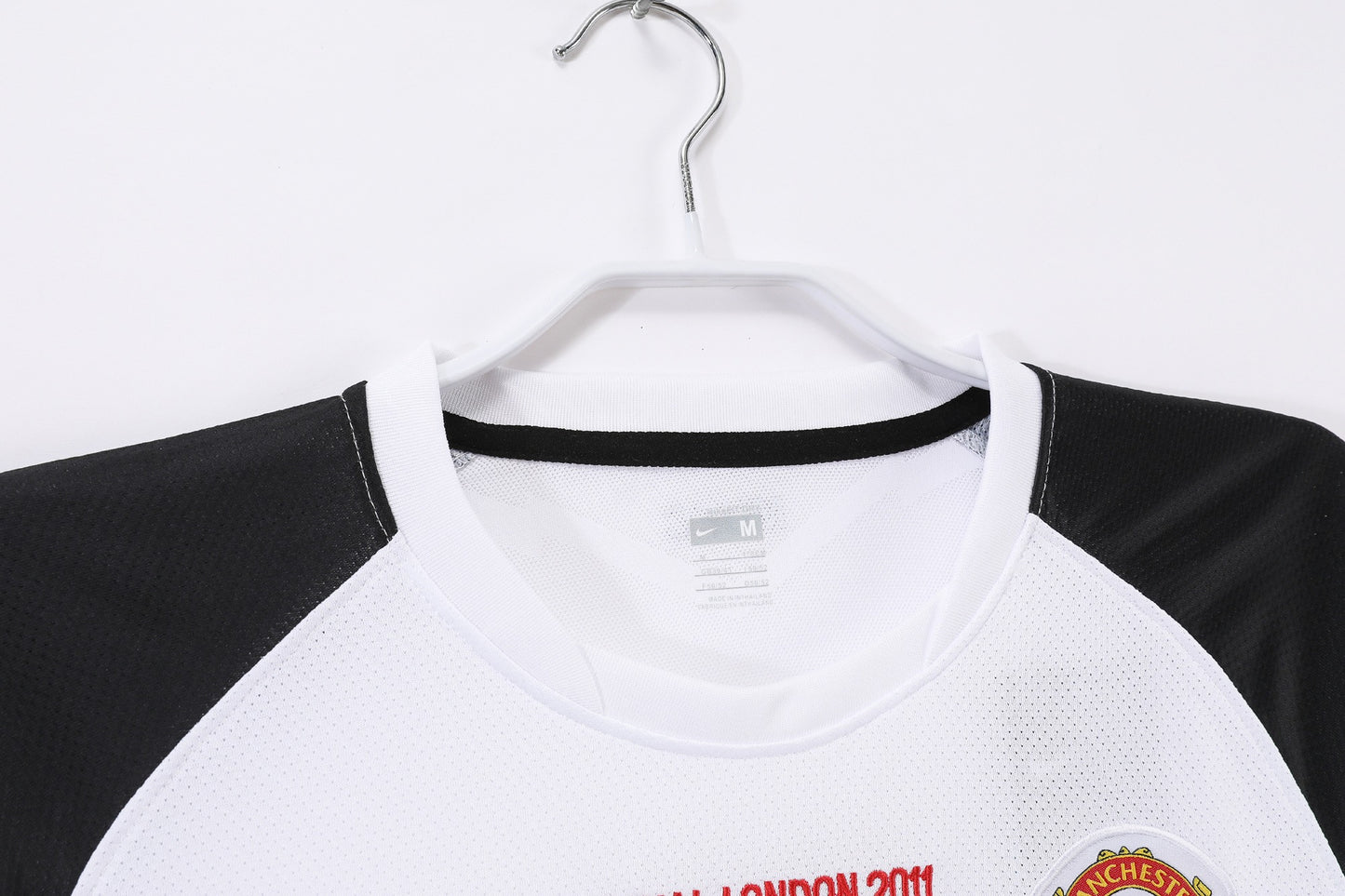 Maillot extérieur blanc manches longues Manchester United 2010-2011
