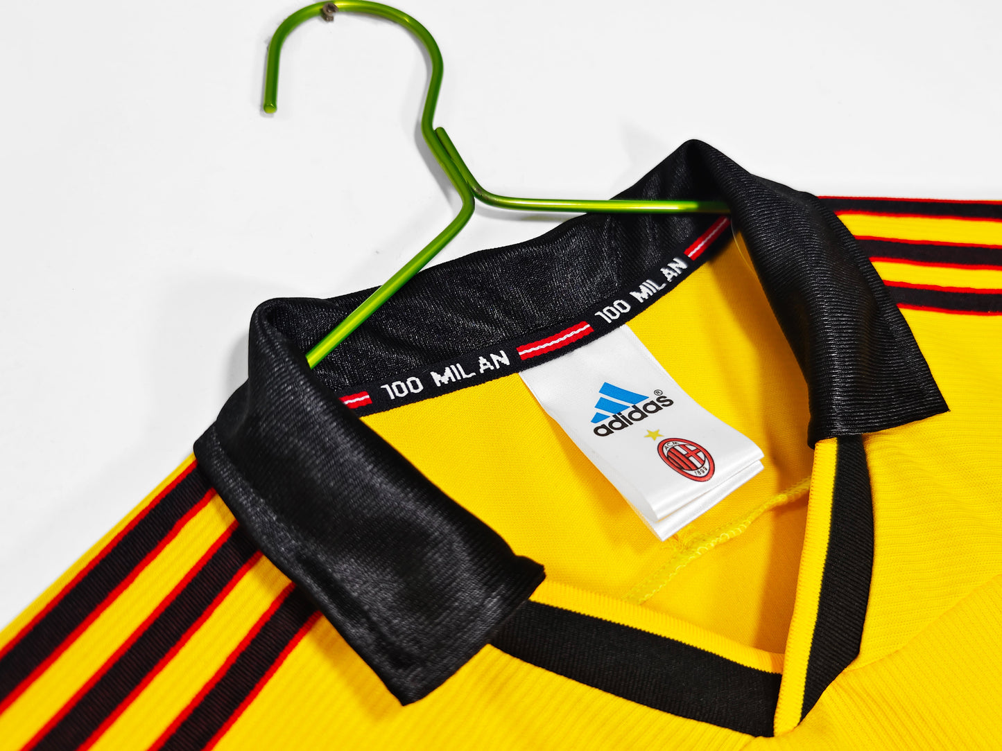 AC Milan 1999-2000 Away Yellow Jersey