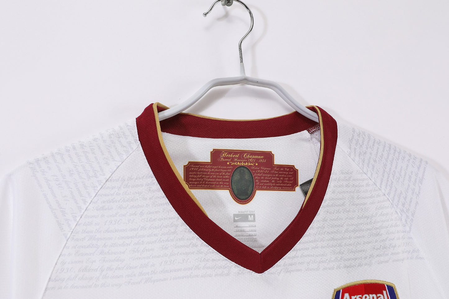 Maillot extérieur blanc Arsenal 2007-2008